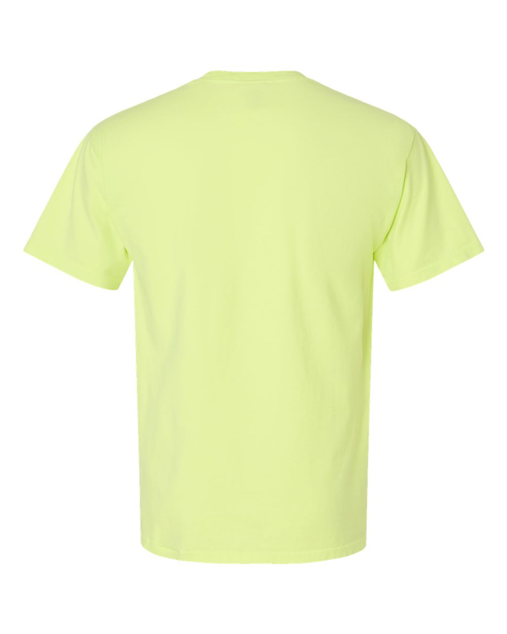 ComfortWash by Hanes GDH100 Men's Garment-Dyed T-Shirt in Chic Lime, back