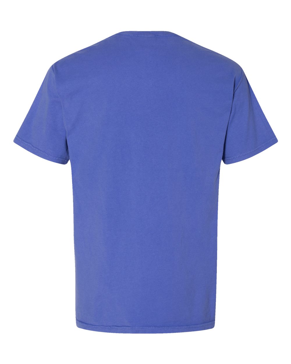 ComfortWash by Hanes GDH100 Men's Garment-Dyed T-Shirt in Deep Forte Blue, back