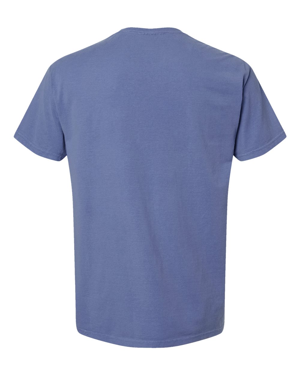 ComfortWash by Hanes GDH100 Men's Garment-Dyed T-Shirt in Frontier Blue, back