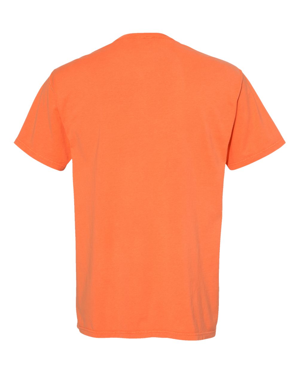 ComfortWash by Hanes GDH100 Men's Garment-Dyed T-Shirt in Horizon Orange, back