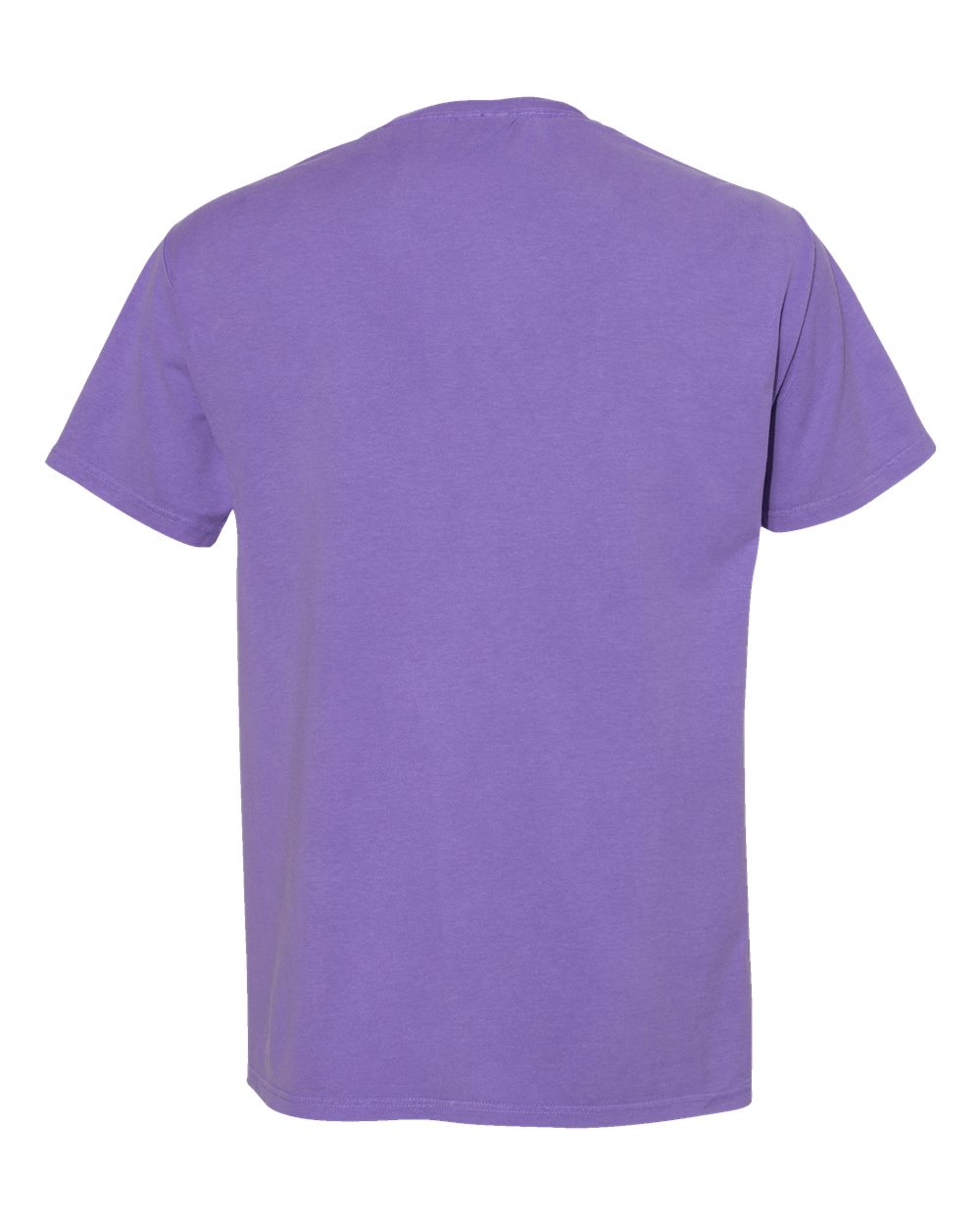 ComfortWash by Hanes GDH100 Men's Garment-Dyed T-Shirt in Lavender, back