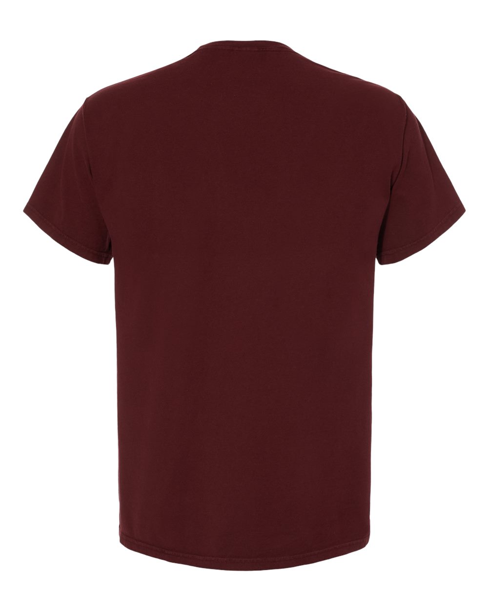 ComfortWash by Hanes GDH100 Men's Garment-Dyed T-Shirt in Maroon, back