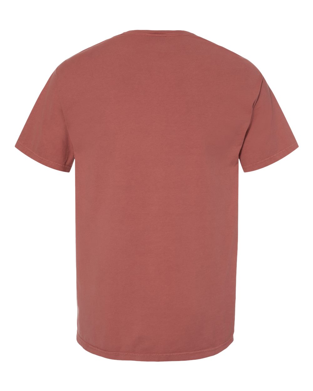 ComfortWash by Hanes GDH100 Men's Garment-Dyed T-Shirt in Nantucket Red, back