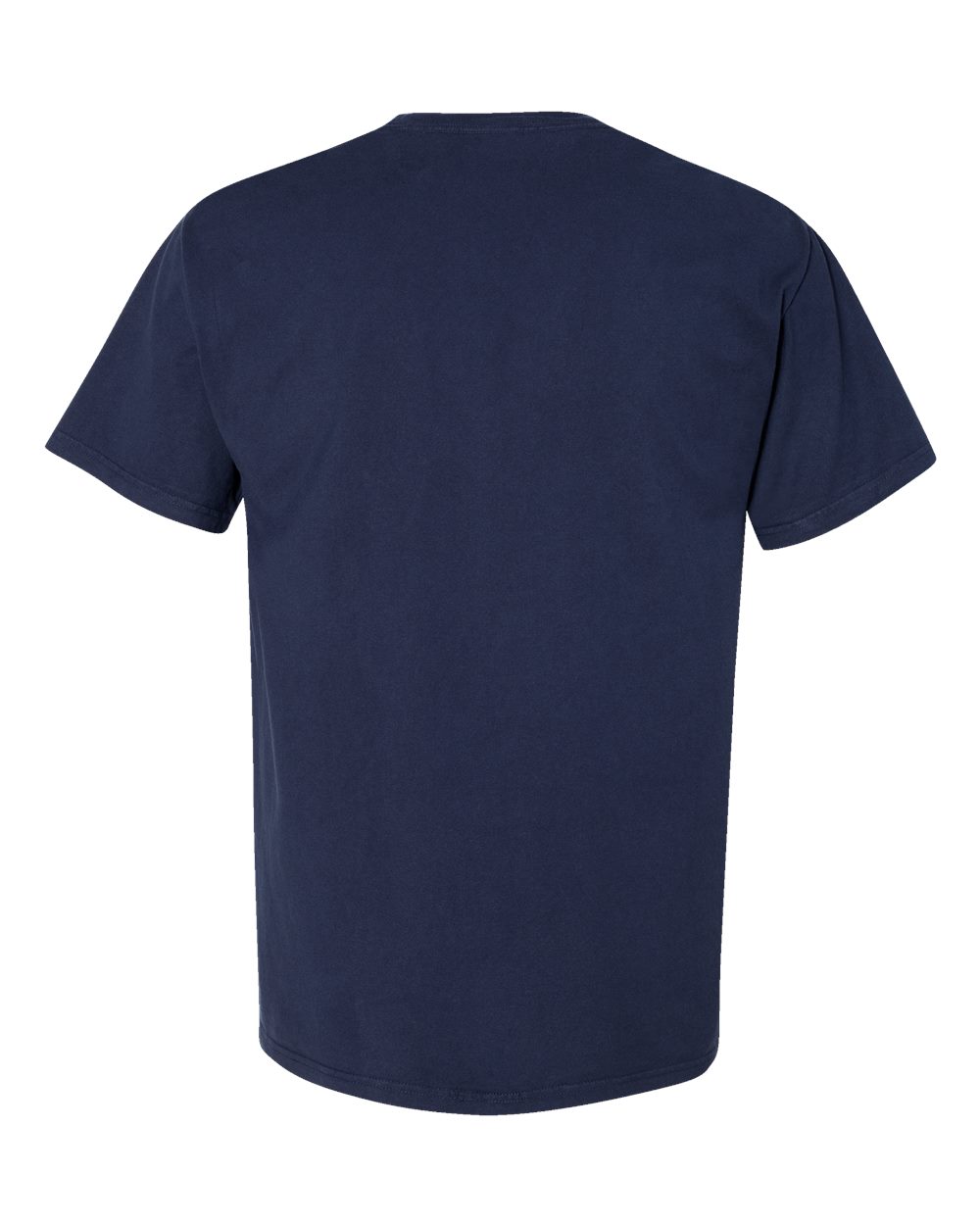 ComfortWash by Hanes GDH100 Men's Garment-Dyed T-Shirt in Navy, back