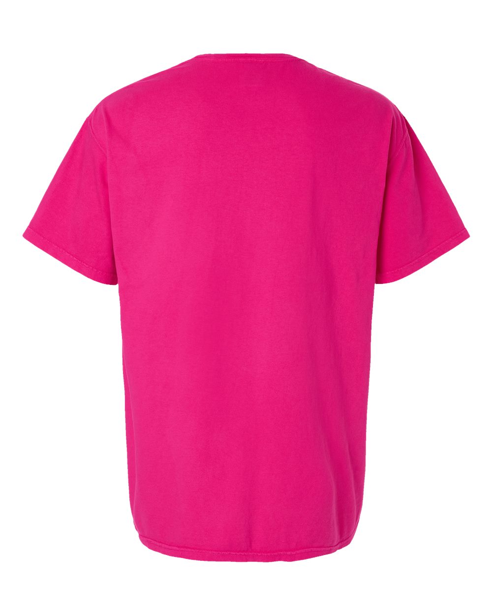 ComfortWash by Hanes GDH100 Men's Garment-Dyed T-Shirt in Peony Pink, back