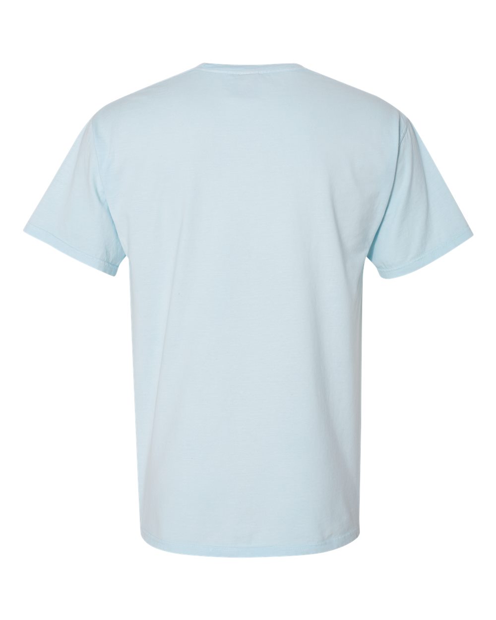 ComfortWash by Hanes GDH100 Men's Garment-Dyed T-Shirt in Soothing Blue, back
