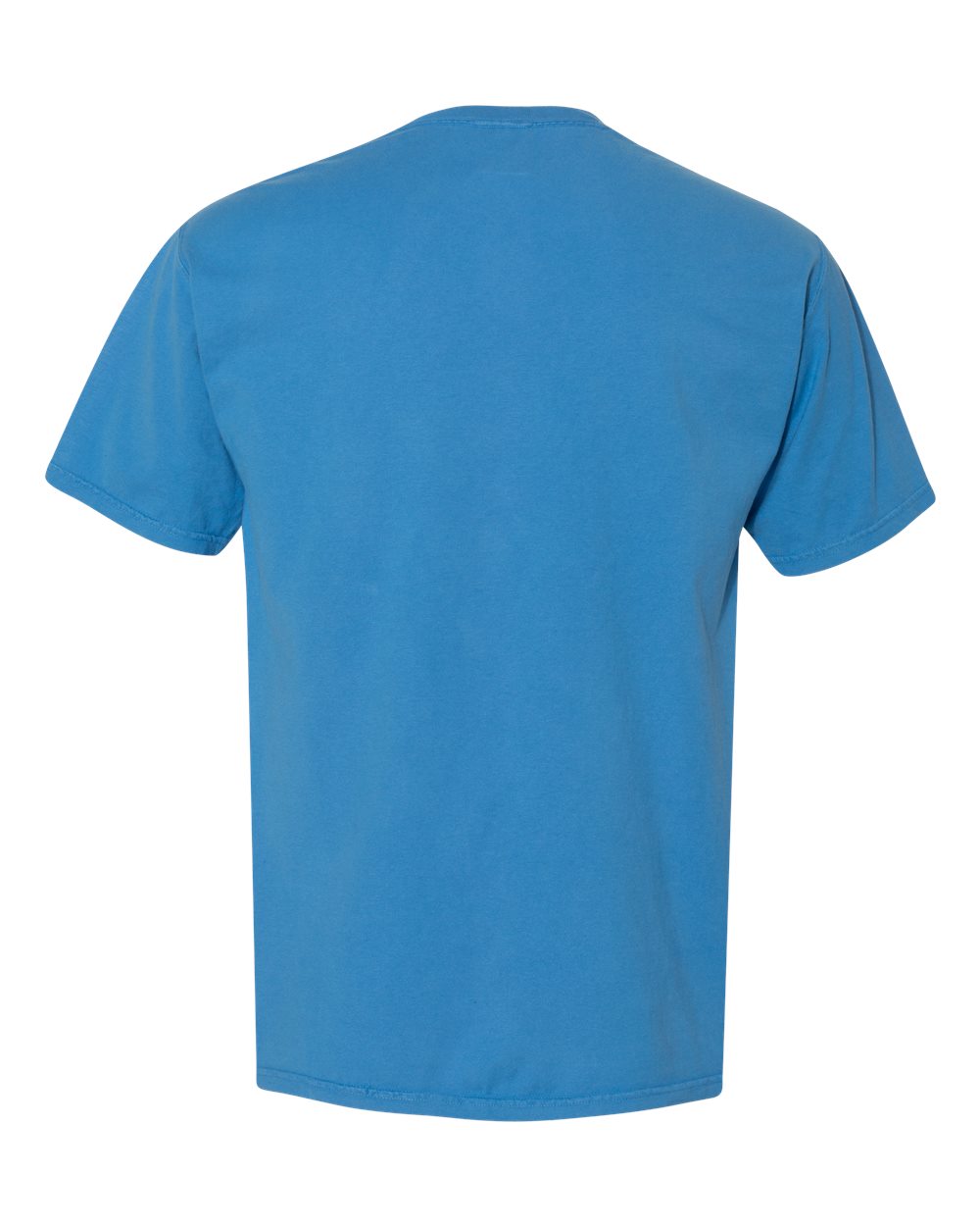 ComfortWash by Hanes GDH100 Men's Garment-Dyed T-Shirt in Summer Sky Blue, back