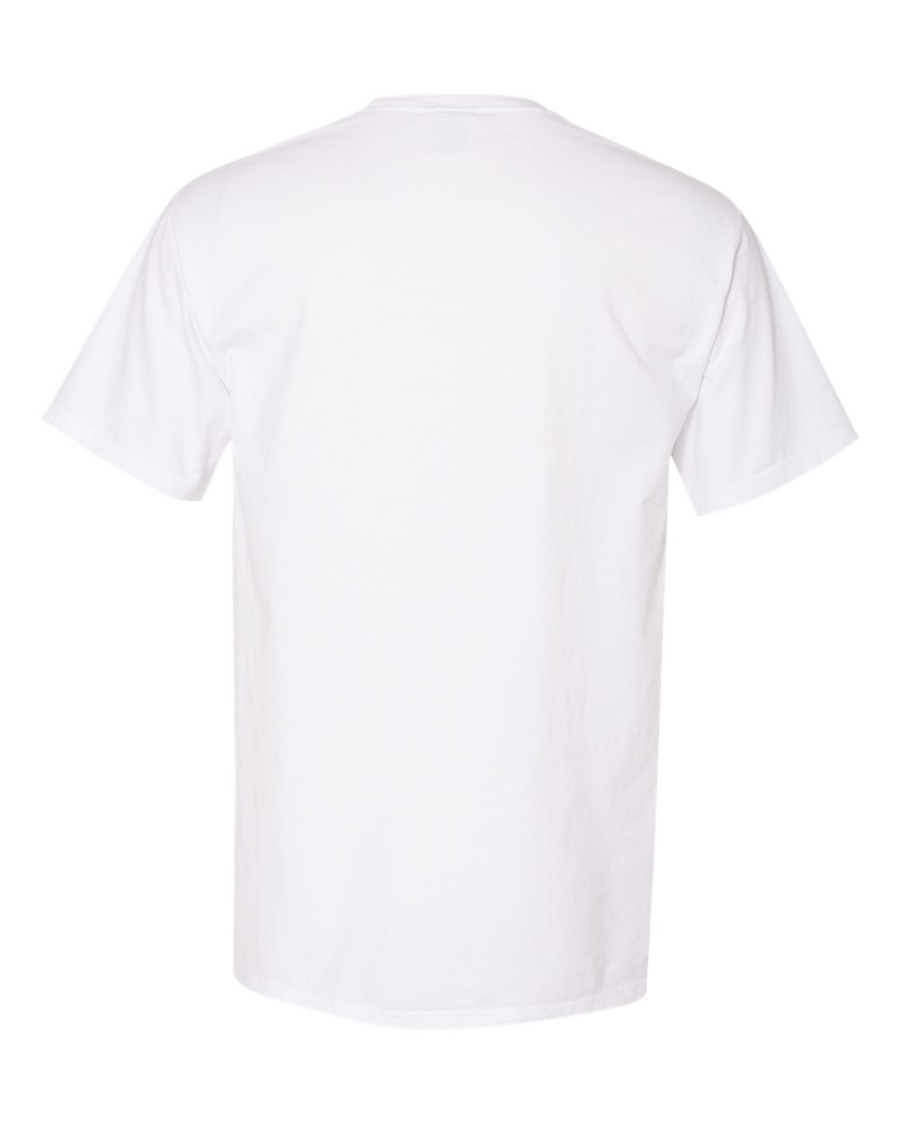 ComfortWash by Hanes GDH100 Men's Garment-Dyed T-Shirt in White, back