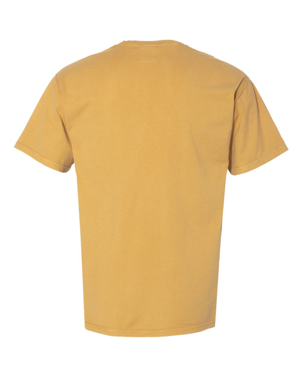 ComfortWash by Hanes GDH150 Unisex Garment-Dyed Pocket T-Shirt in Artisan Gold, back