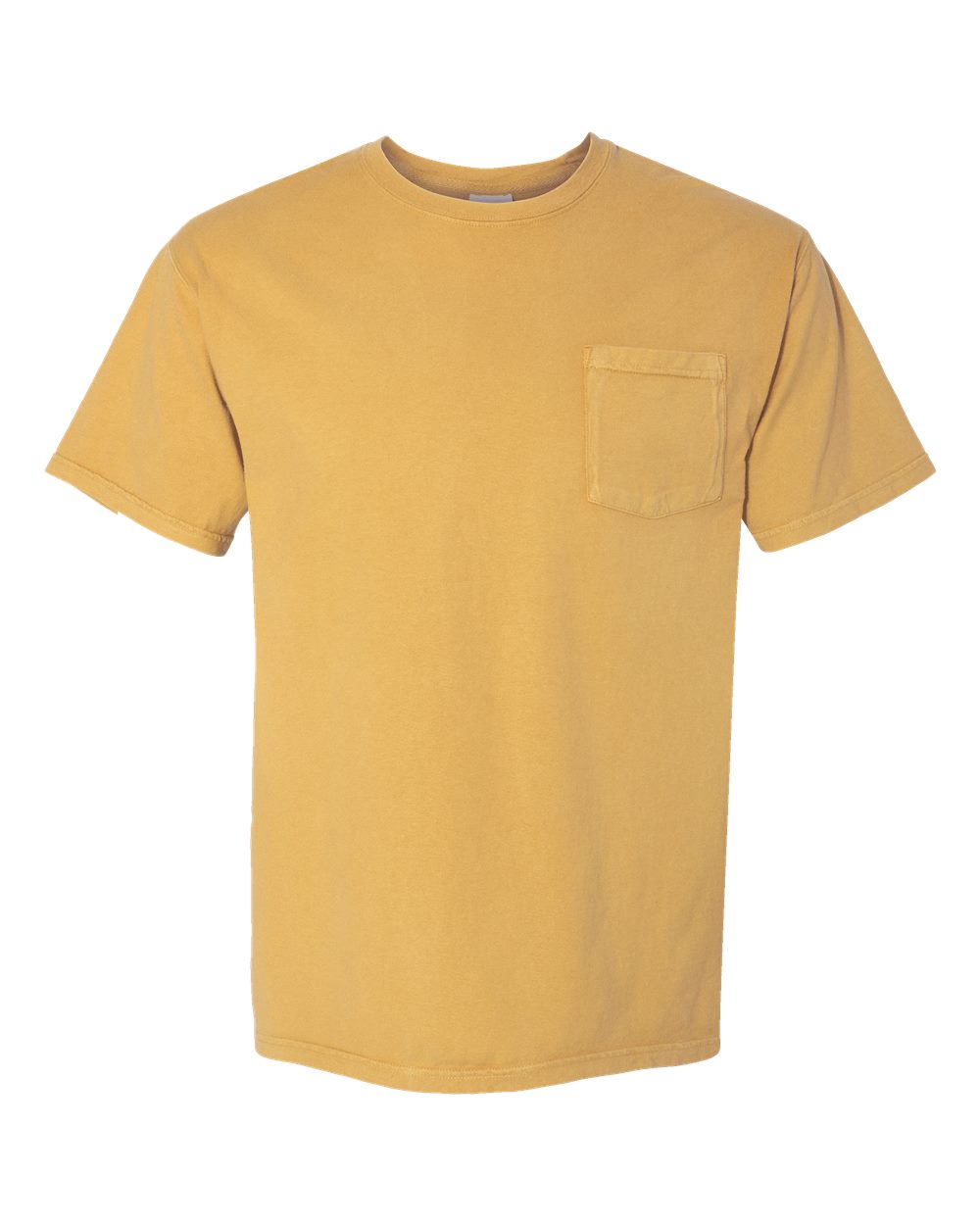 ComfortWash by Hanes GDH150 Unisex Garment-Dyed Pocket T-Shirt in Artisan Gold