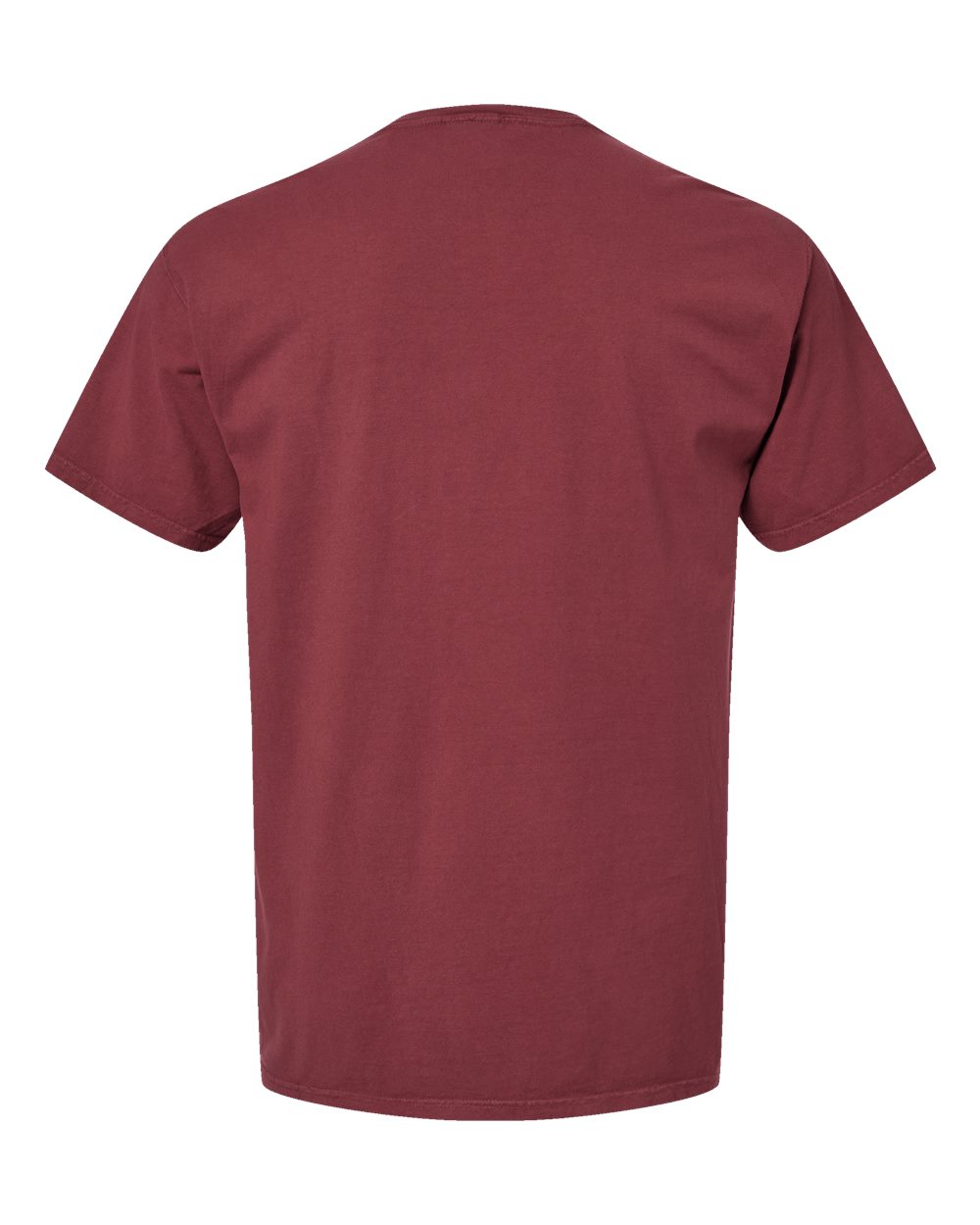 ComfortWash by Hanes GDH150 Unisex Garment-Dyed Pocket T-Shirt in Cayenne, back