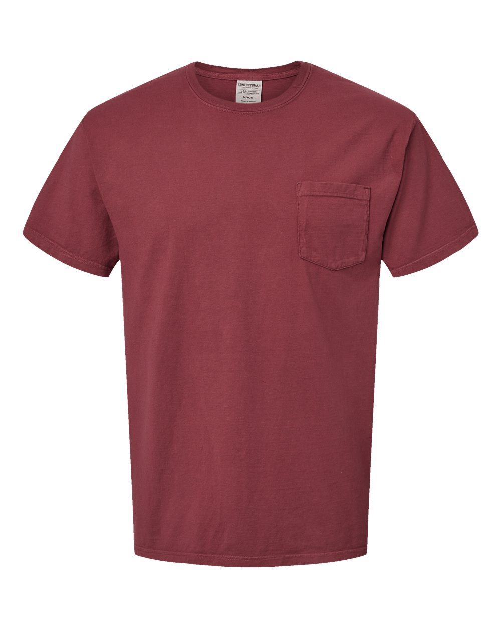 ComfortWash by Hanes GDH150 Unisex Garment-Dyed Pocket T-Shirt in Cayenne