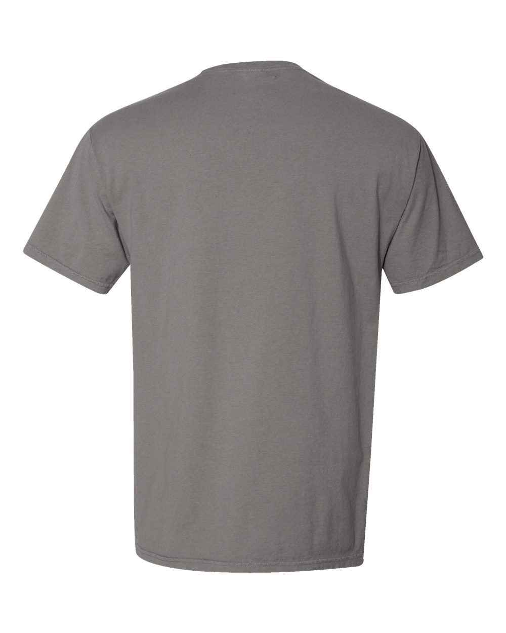 ComfortWash by Hanes GDH150 Unisex Garment-Dyed Pocket T-Shirt in Concrete Grey, back