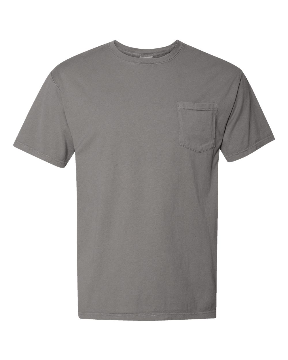 ComfortWash by Hanes GDH150 Unisex Garment-Dyed Pocket T-Shirt in Concrete Grey