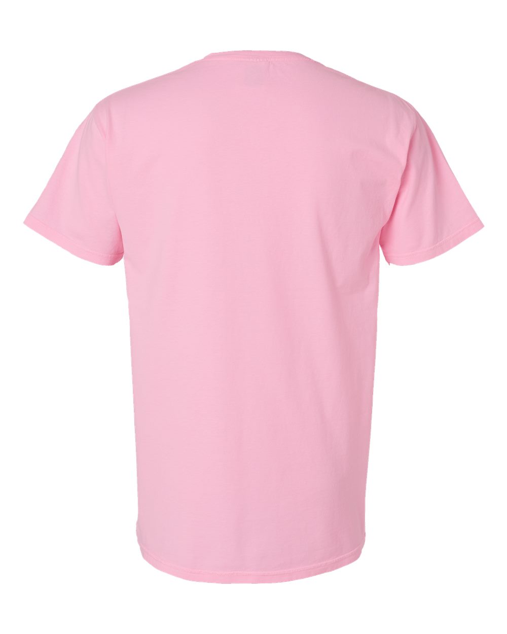 ComfortWash by Hanes GDH150 Unisex Garment-Dyed Pocket T-Shirt in Cotton Candy, back