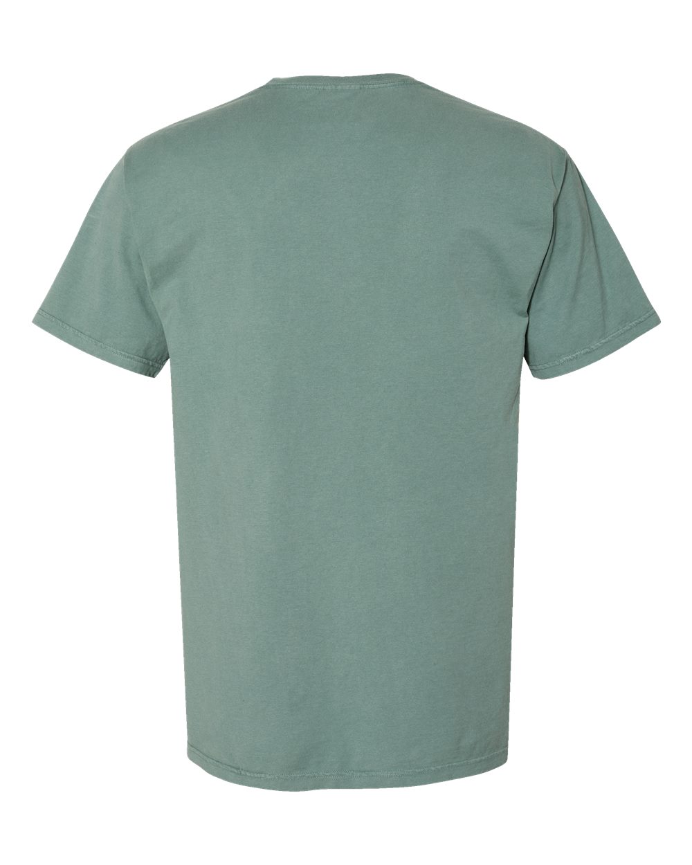 ComfortWash by Hanes GDH150 Unisex Garment-Dyed Pocket T-Shirt in Cypress Green, back