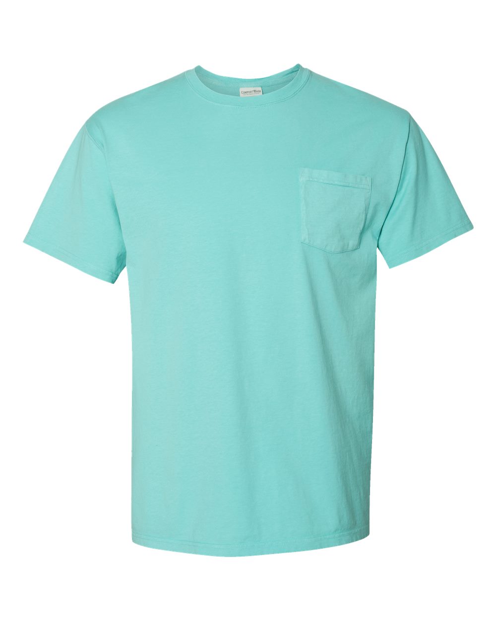 ComfortWash by Hanes GDH150 Unisex Garment-Dyed Pocket T-Shirt in Mint