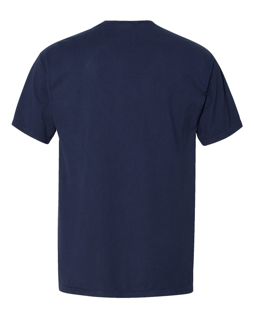 ComfortWash by Hanes GDH150 Unisex Garment-Dyed Pocket T-Shirt in Navy, back
