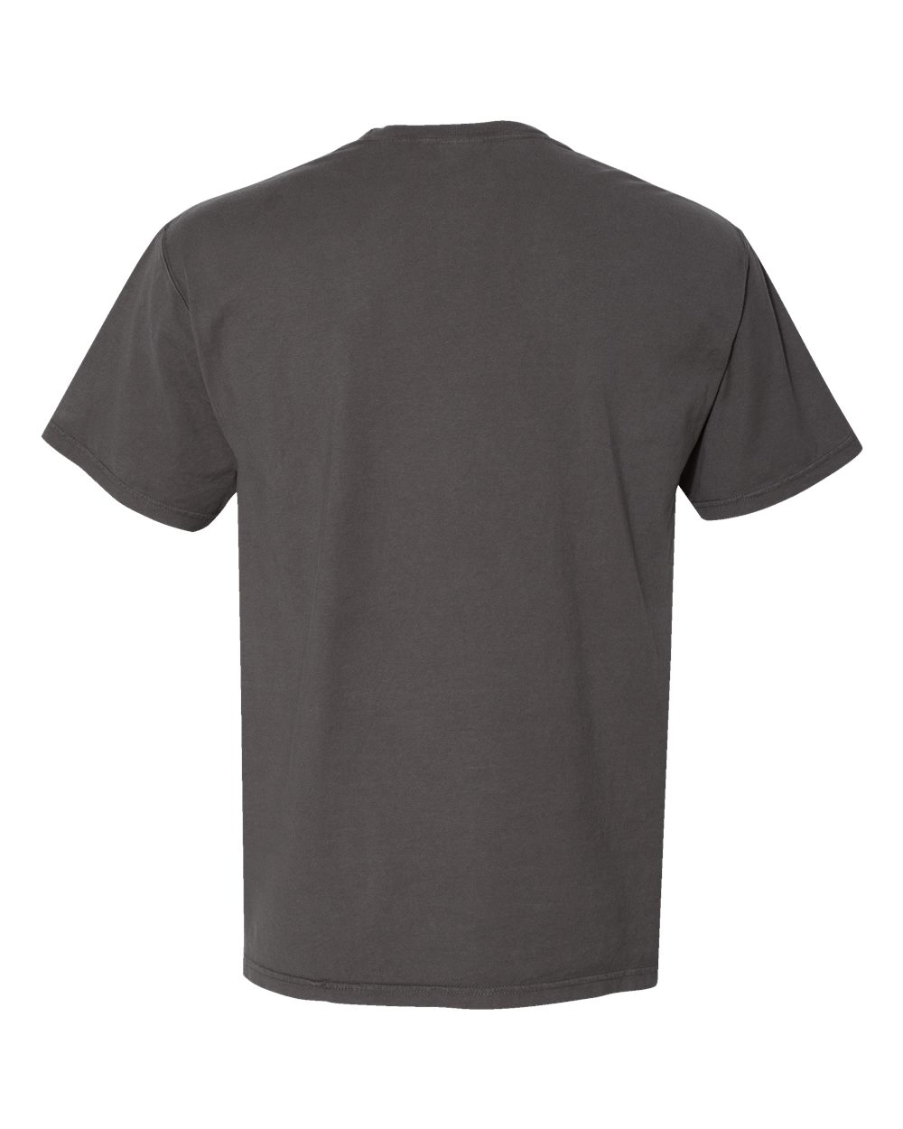 ComfortWash by Hanes GDH150 Unisex Garment-Dyed Pocket T-Shirt in New Railroad Grey, back