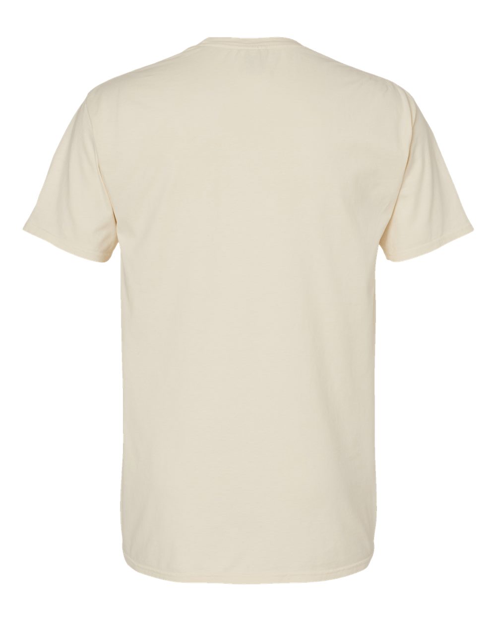 ComfortWash by Hanes GDH150 Unisex Garment-Dyed Pocket T-Shirt in Parchment, back