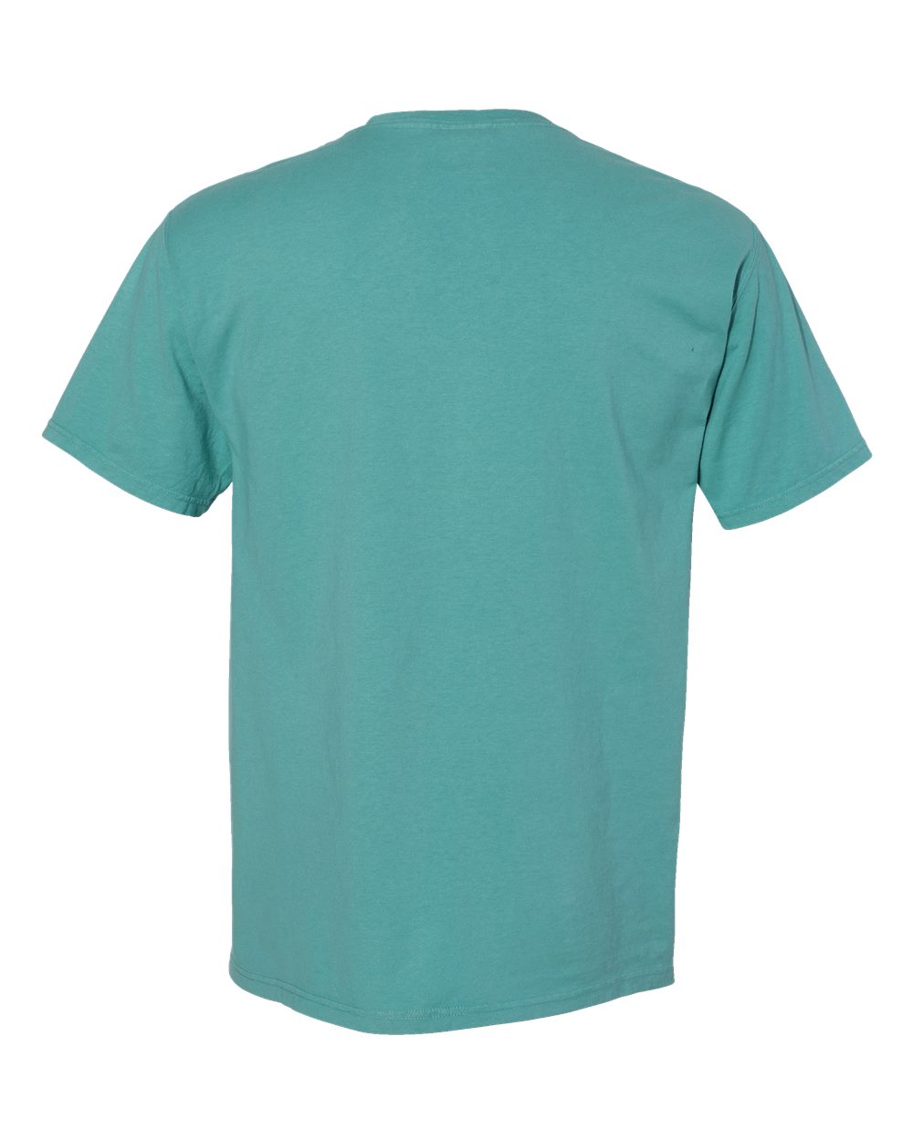 ComfortWash by Hanes GDH150 Unisex Garment-Dyed Pocket T-Shirt in Spanish Moss, back