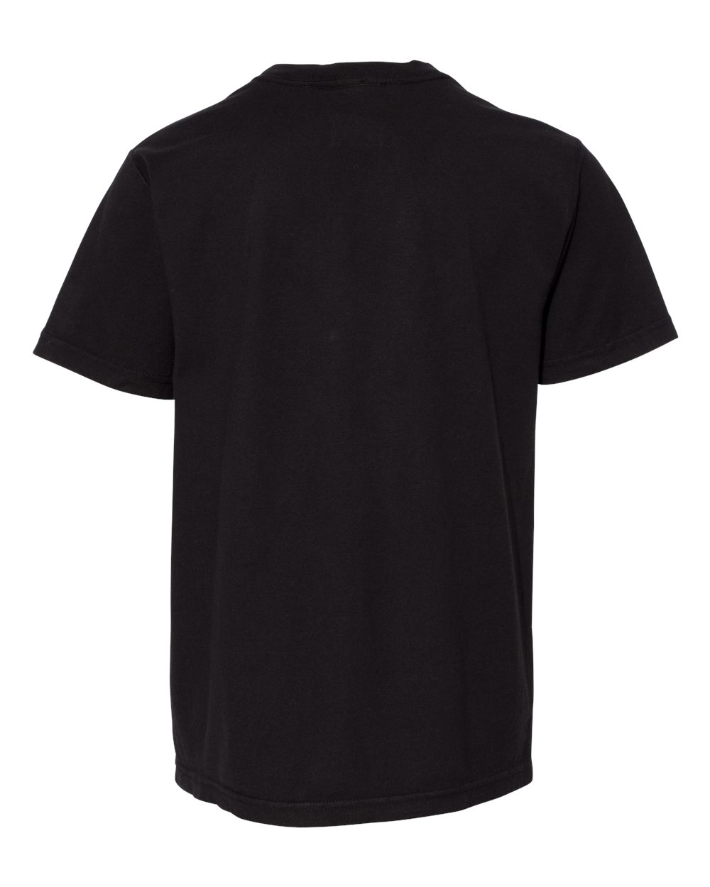 ComfortWash by Hanes GDH175 Youth Garment-Dyed T-Shirt in Black, back