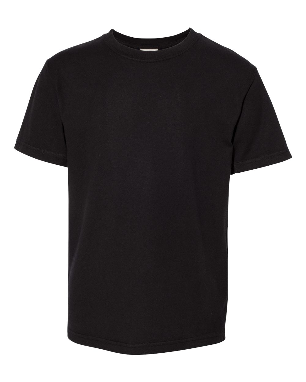 ComfortWash by Hanes GDH175 Youth Garment-Dyed T-Shirt in Black