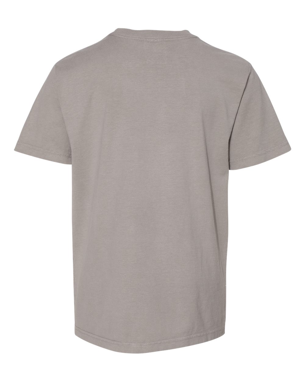 ComfortWash by Hanes GDH175 Youth Garment-Dyed T-Shirt in Concrete Grey, back