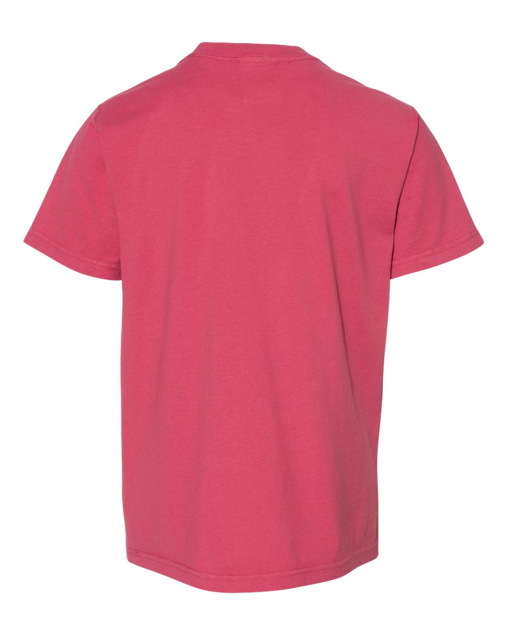 ComfortWash by Hanes GDH175 Youth Garment-Dyed T-Shirt in Crimson Fall, back
