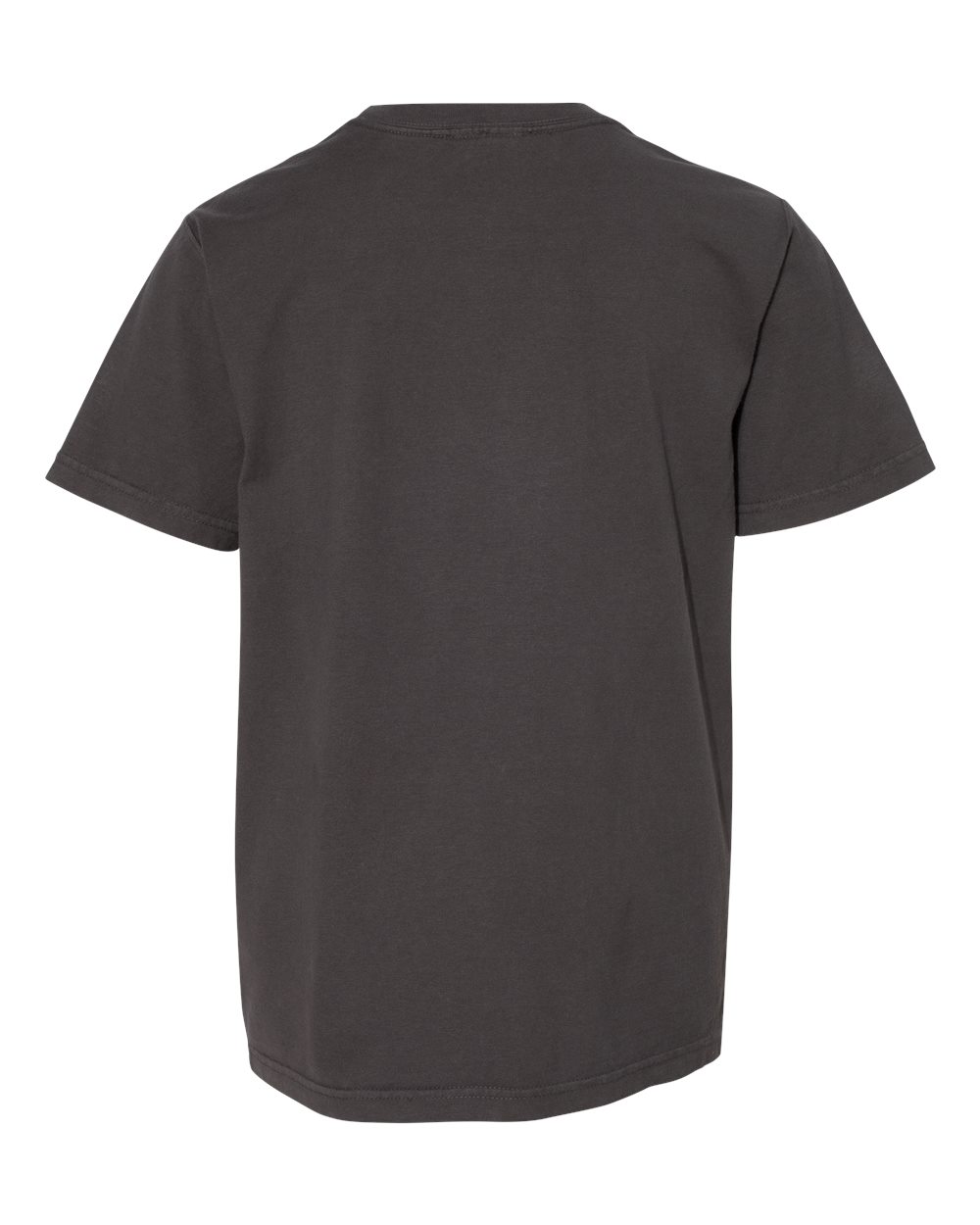 ComfortWash by Hanes GDH175 Youth Garment-Dyed T-Shirt in New Railroad Grey, back