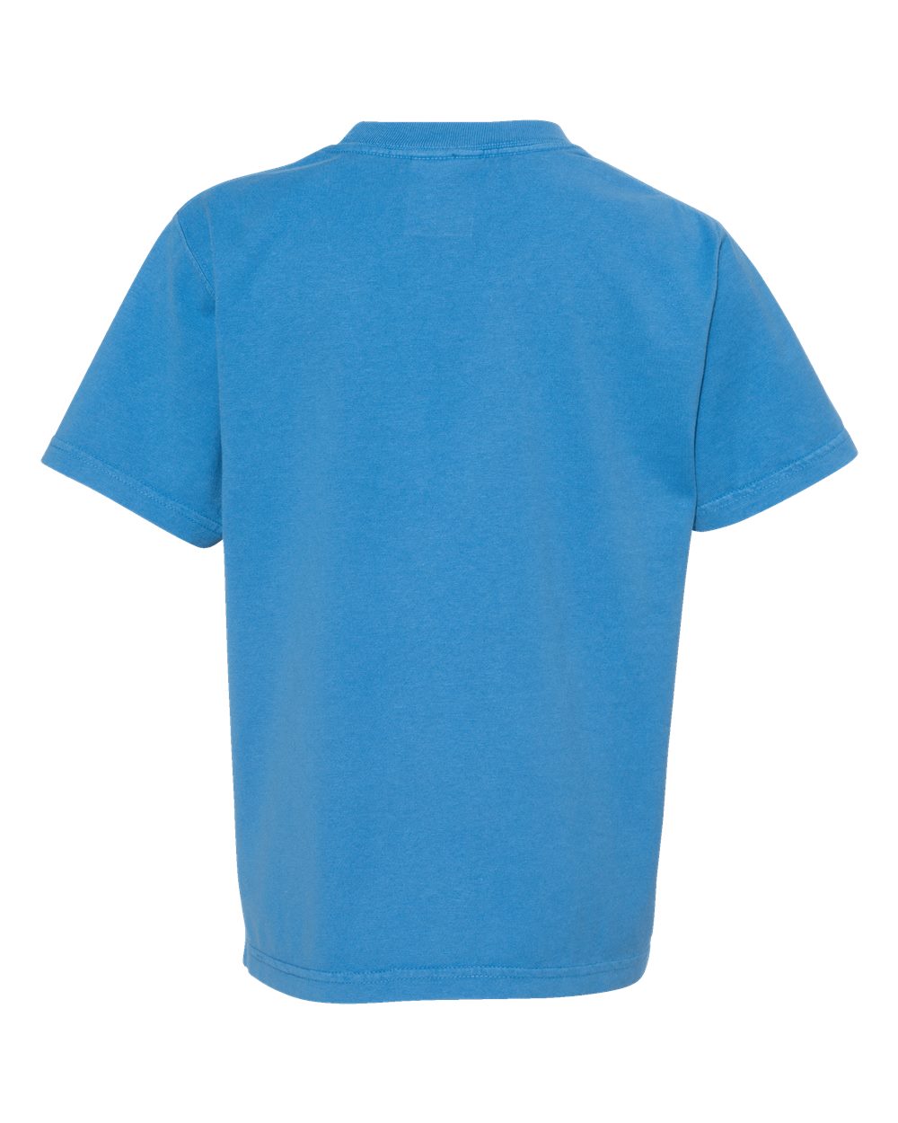 ComfortWash by Hanes GDH175 Youth Garment-Dyed T-Shirt in Summer Sky Blue, back