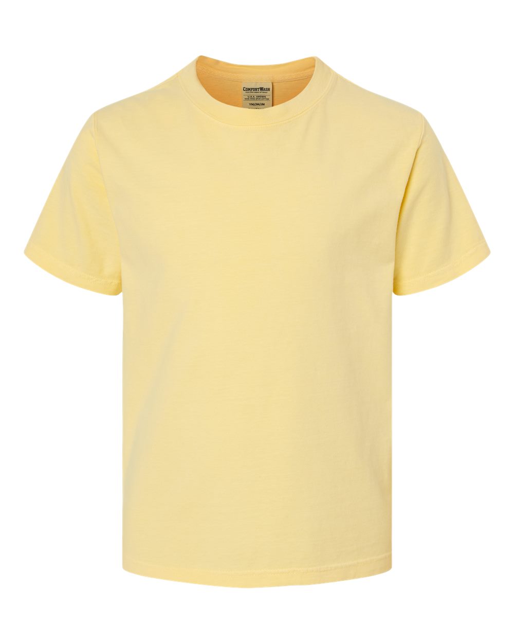 ComfortWash by Hanes GDH175 Youth Garment-Dyed T-Shirt in Summer Squash Yellow