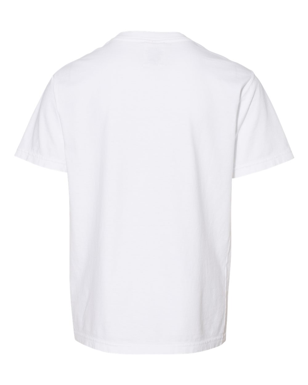 ComfortWash by Hanes GDH175 Youth Garment-Dyed T-Shirt in White, back