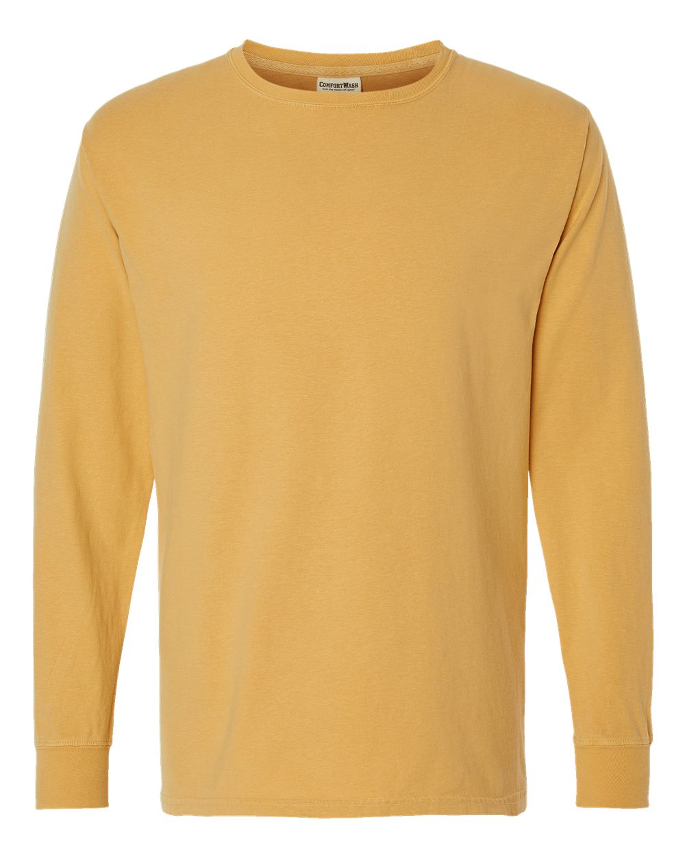 ComfortWash by Hanes GDH200 Unisex Garment-Dyed Long Sleeve T-Shirt in Artisan Gold