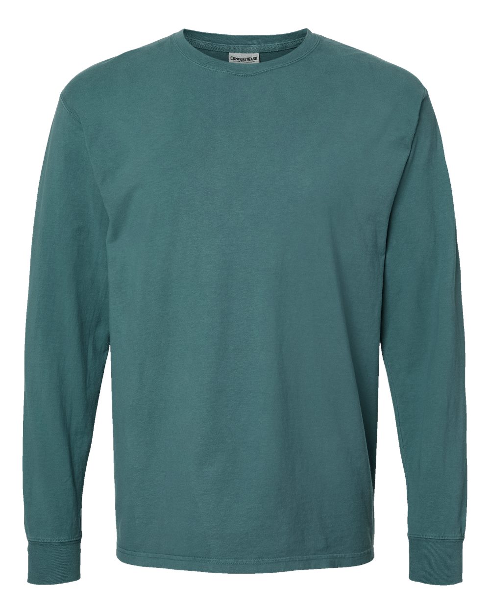 ComfortWash by Hanes GDH200 Unisex Garment-Dyed Long Sleeve T-Shirt in Cactus