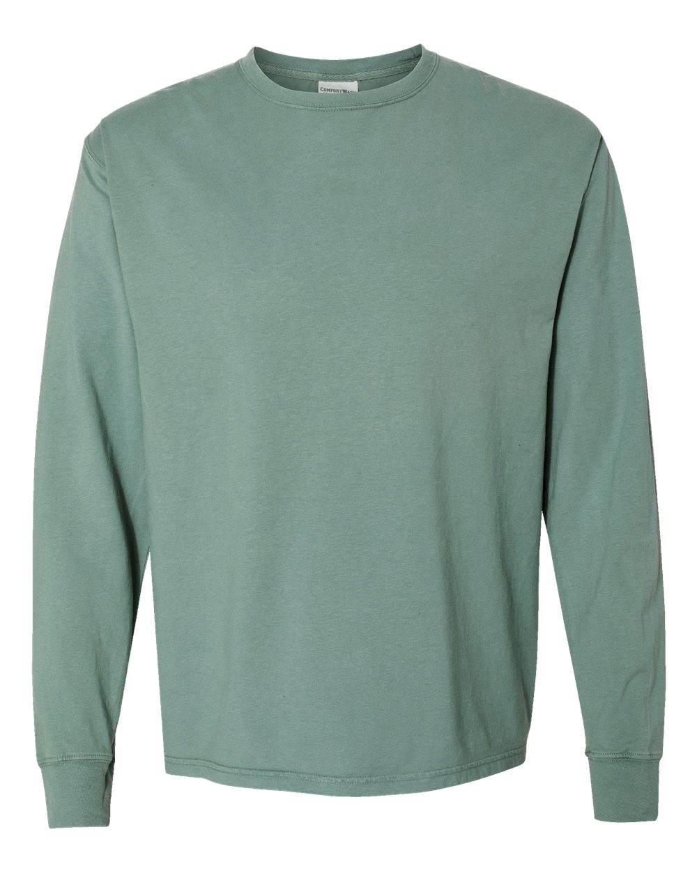 ComfortWash by Hanes GDH200 Unisex Garment-Dyed Long Sleeve T-Shirt in Cypress Green