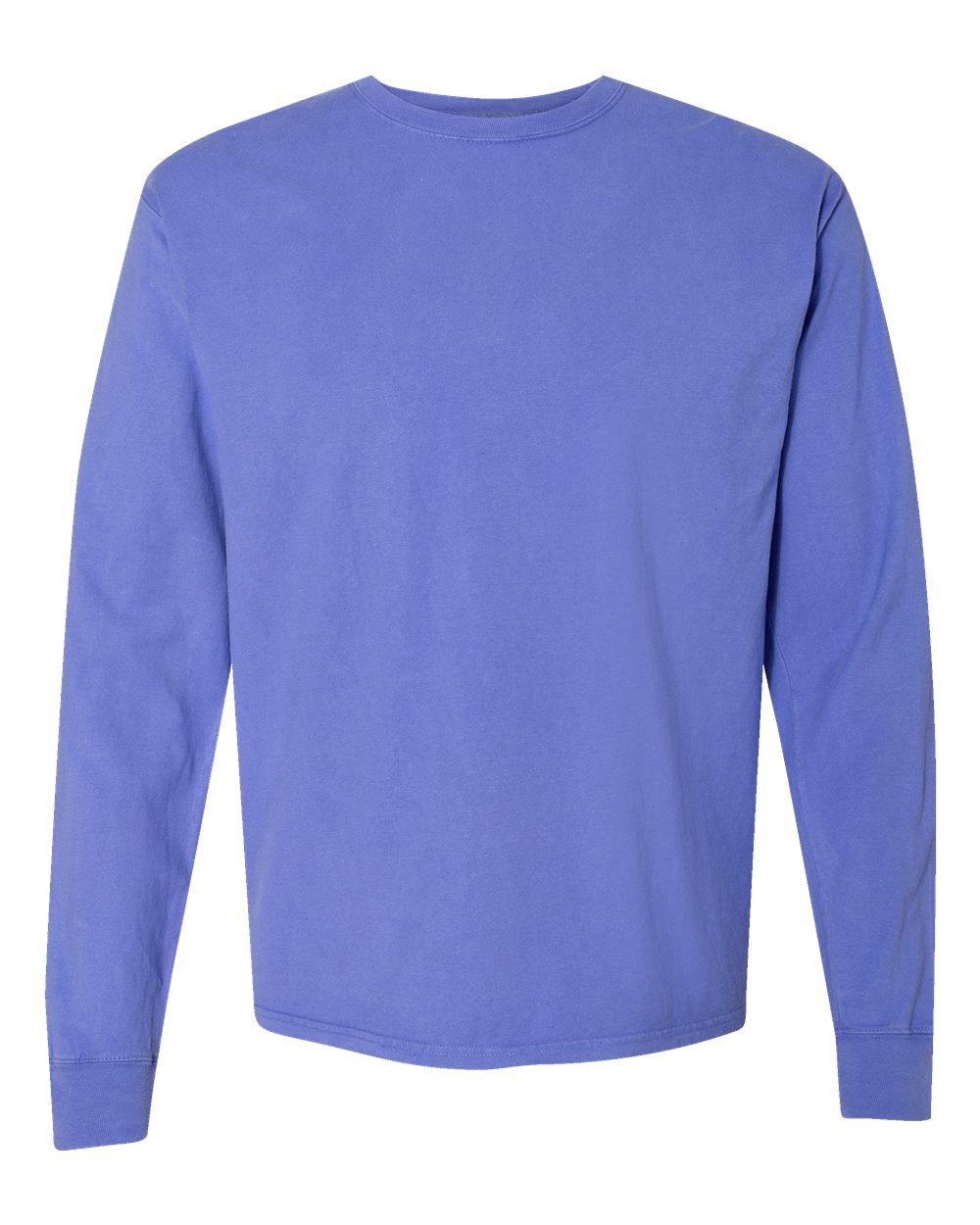 ComfortWash by Hanes GDH200 Unisex Garment-Dyed Long Sleeve T-Shirt in Deep Forte Blue