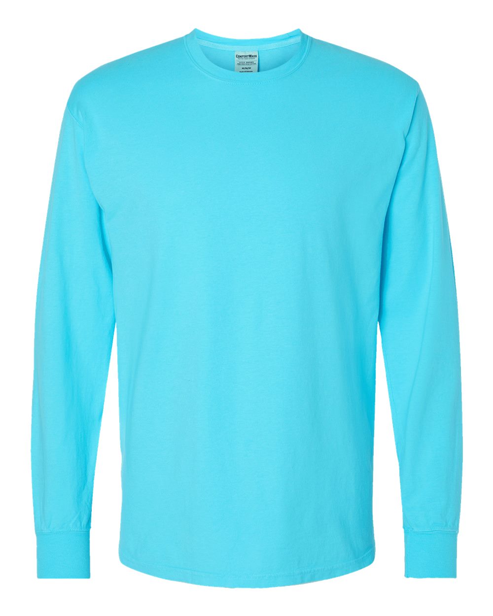 ComfortWash by Hanes GDH200 Unisex Garment-Dyed Long Sleeve T-Shirt in Freshwater