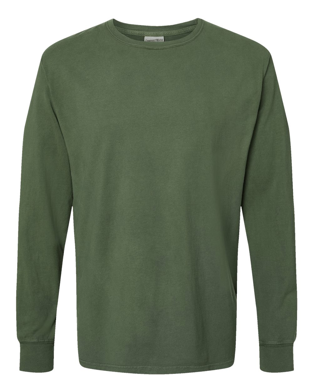 ComfortWash by Hanes GDH200 Unisex Garment-Dyed Long Sleeve T-Shirt in Moss