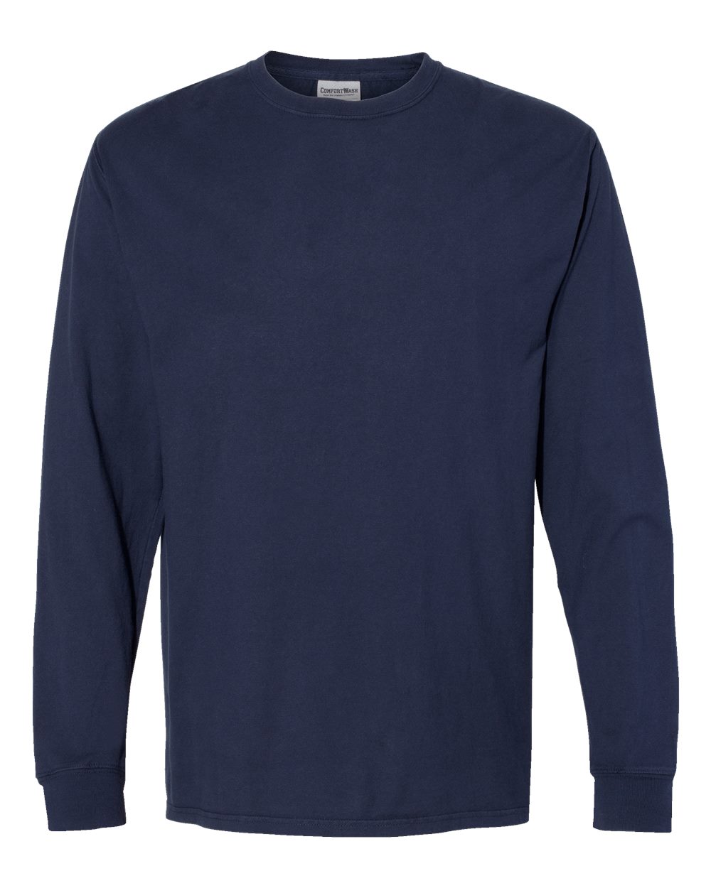 ComfortWash by Hanes GDH200 Unisex Garment-Dyed Long Sleeve T-Shirt in Navy