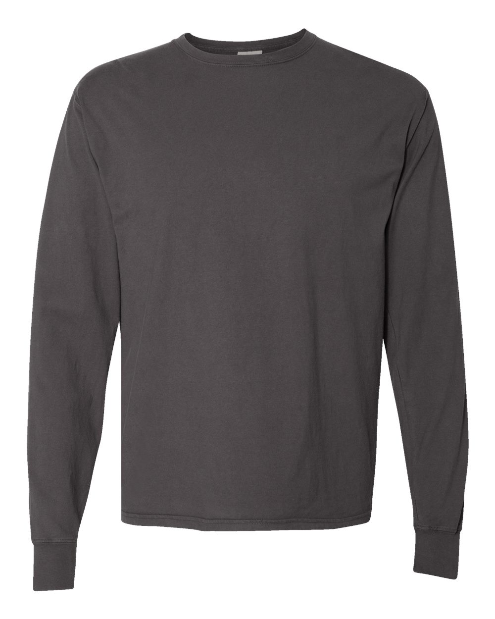 ComfortWash by Hanes GDH200 Unisex Garment-Dyed Long Sleeve T-Shirt in New Railroad Grey