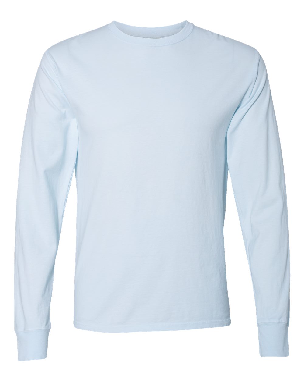 ComfortWash by Hanes GDH200 Unisex Garment-Dyed Long Sleeve T-Shirt in Soothing Blue