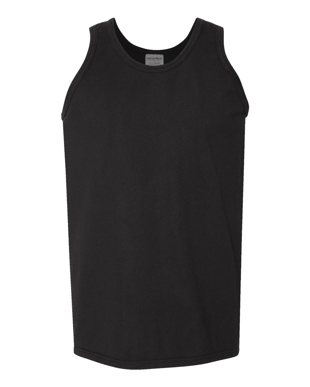ComfortWash by Hanes GDH300 Unisex Garment-Dyed Unisex Tank Top in Black