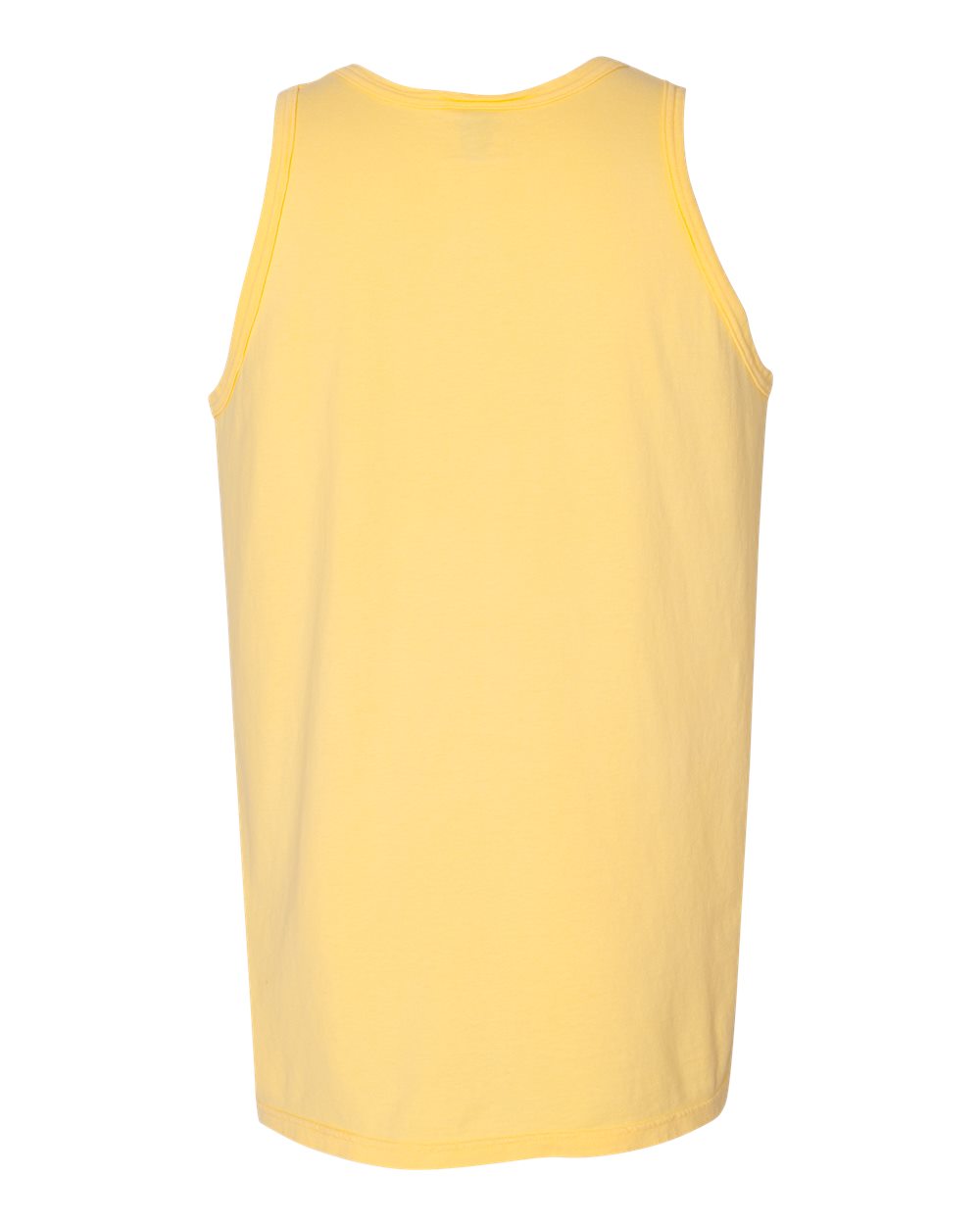 ComfortWash by Hanes GDH300 Unisex Garment-Dyed Unisex Tank Top in Summer Squash Yellow, back
