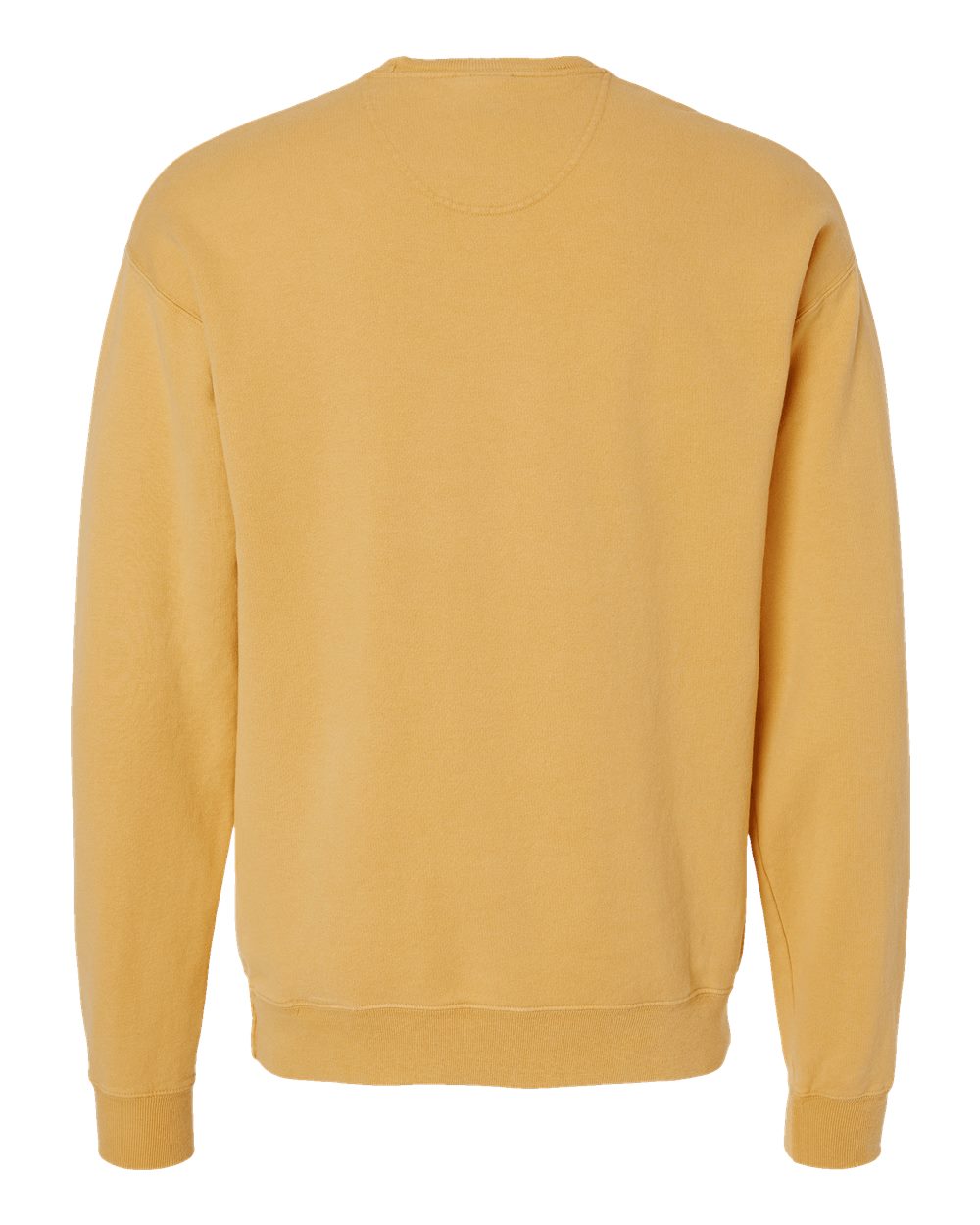 ComfortWash by Hanes GDH400 Unisex Garment-Dyed Crewneck Sweatshirt in Artisan Gold, back