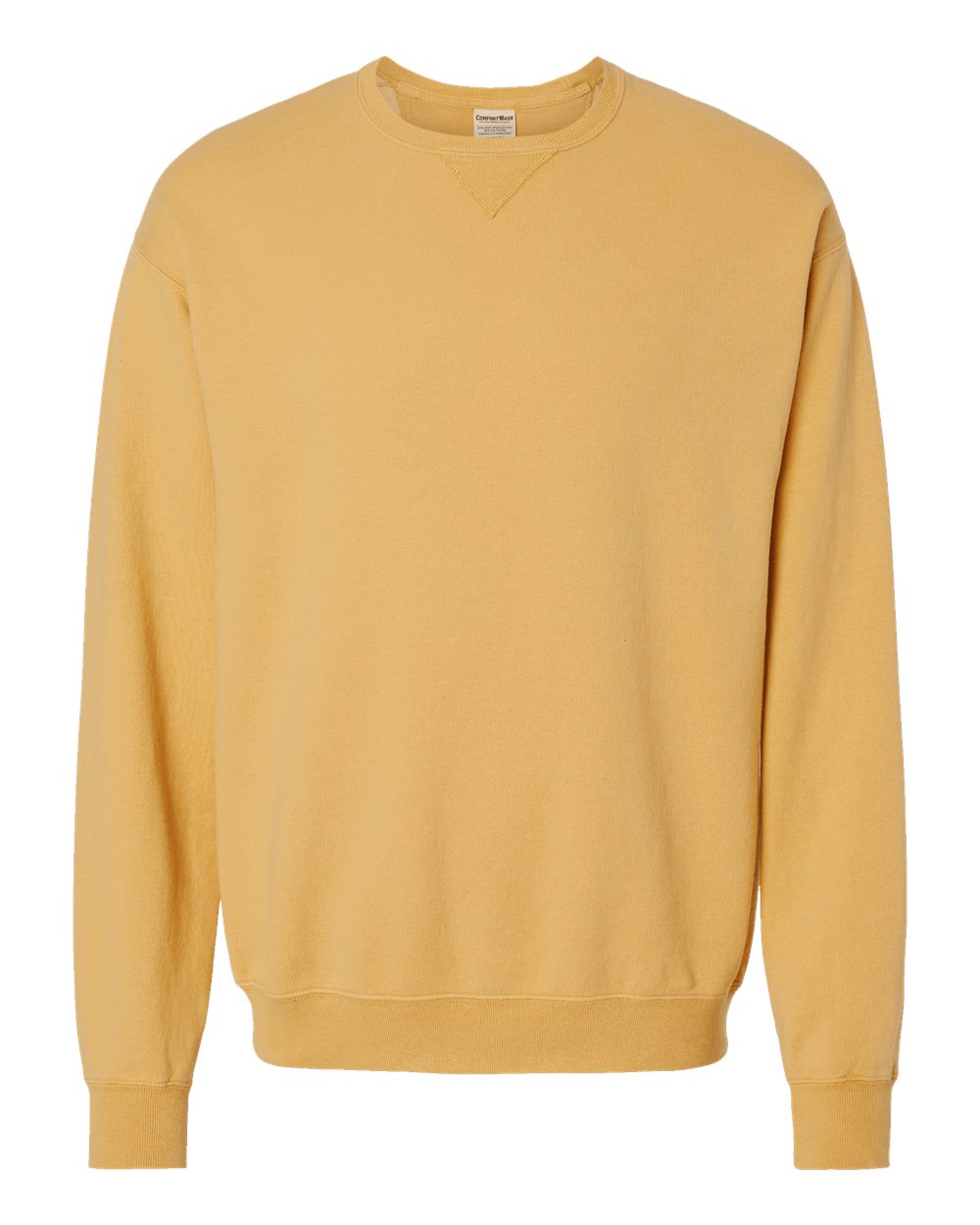 ComfortWash by Hanes GDH400 Unisex Garment-Dyed Crewneck Sweatshirt in Artisan Gold