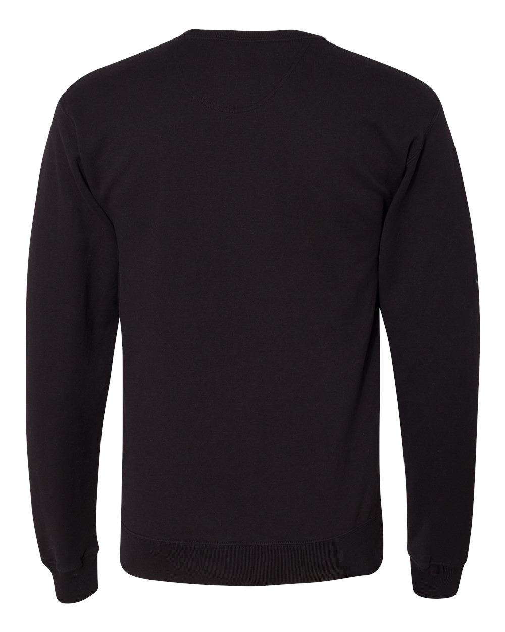 ComfortWash by Hanes GDH400 Unisex Garment-Dyed Crewneck Sweatshirt in Black, back