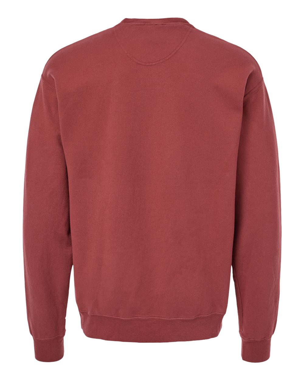 ComfortWash by Hanes GDH400 Unisex Garment-Dyed Crewneck Sweatshirt in Cayenne, back