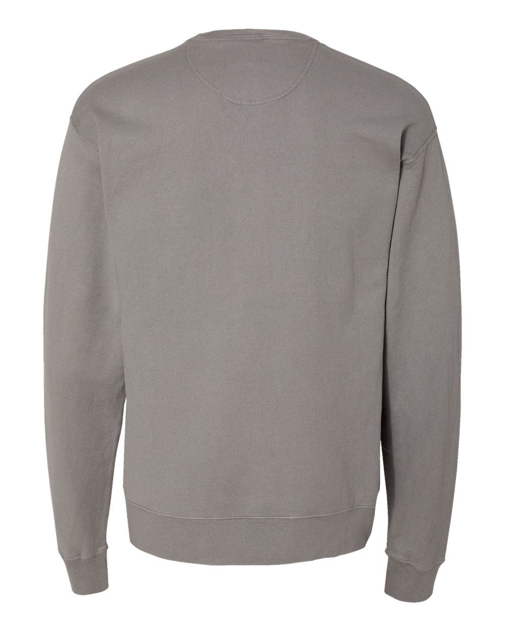 ComfortWash by Hanes GDH400 Unisex Garment-Dyed Crewneck Sweatshirt in Concrete Grey, back