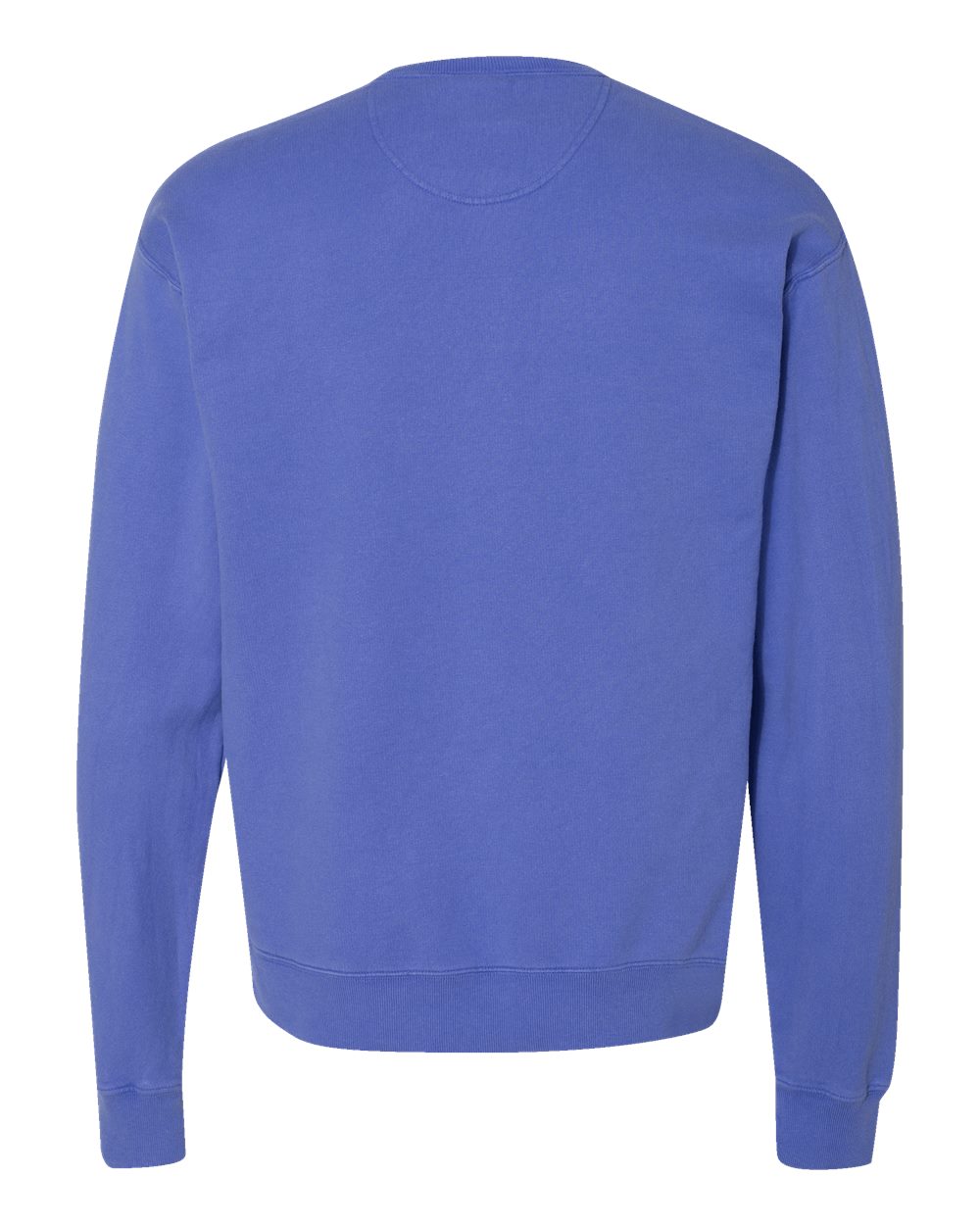 ComfortWash by Hanes GDH400 Unisex Garment-Dyed Crewneck Sweatshirt in Deep Forte Blue, back